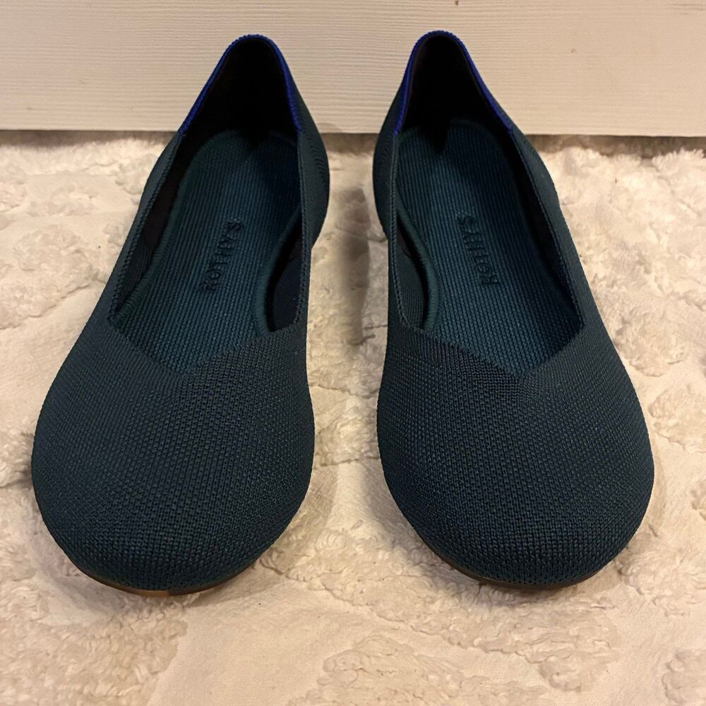 Rothy’s Teal Ballet flats Size 8.5